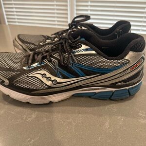 Saucony Men's Black, Blue, and Gray Athletic Shoes